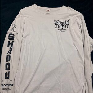 Shadow of Intent White Long Sleeve Shirt